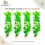 Planta artificial verde para acuario · 26 cm — CrossingPets · imagen 5