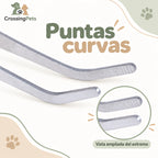 Pinzas curvas de acero inoxidable para acuario · de 12,5 a 30 cm — CrossingPets · imagen 12