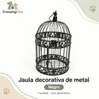 Jaula decorativa de metal con cúpula — CrossingPets · imagen 10