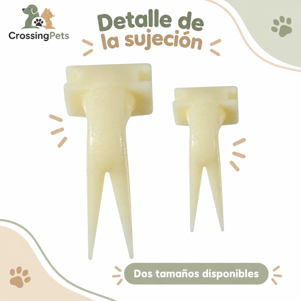 Soporte de dos púas para fruta en jaulas — CrossingPets · imagen 5