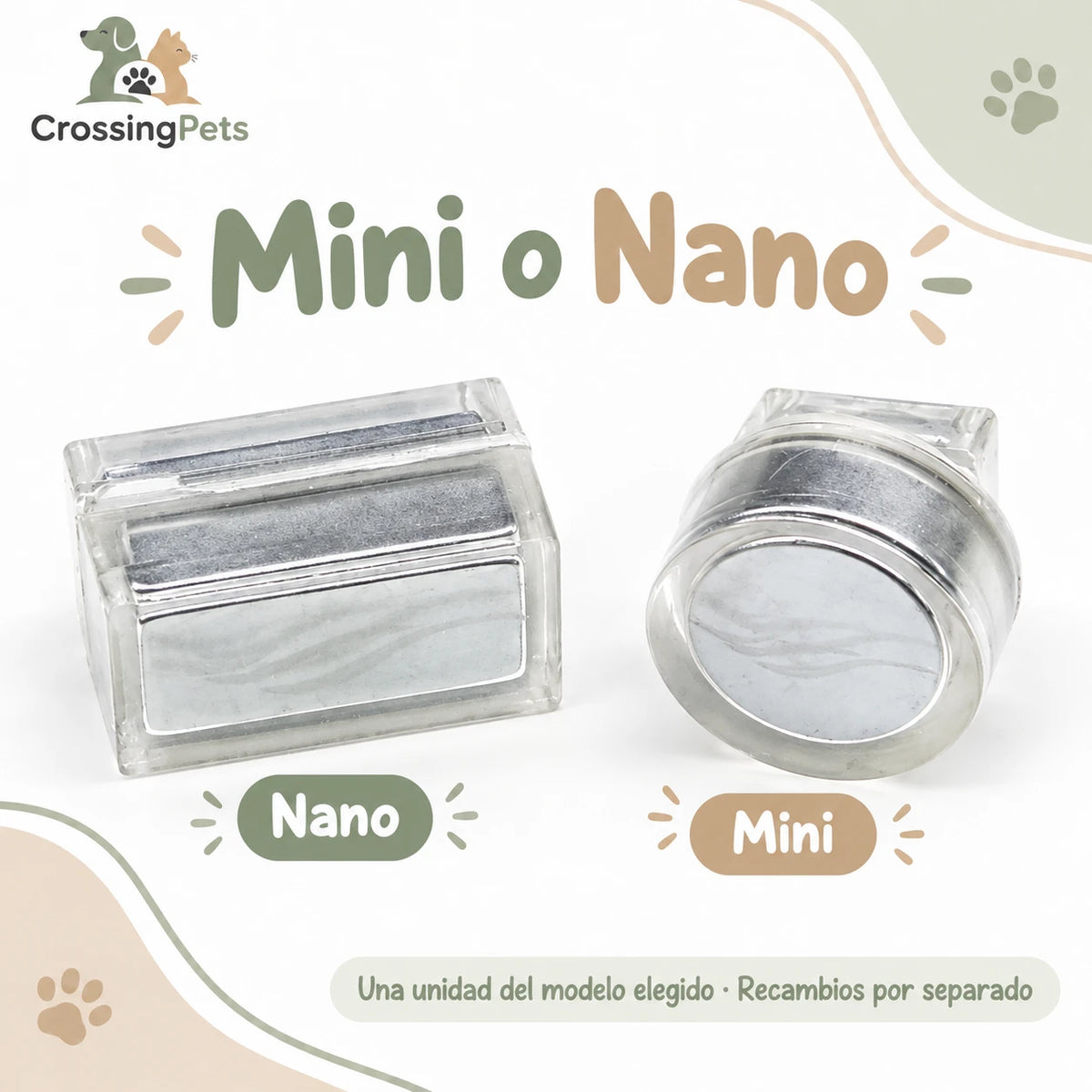 Limpiador magnético de acuario Mini o Nano y recambios — CrossingPets · imagen 5