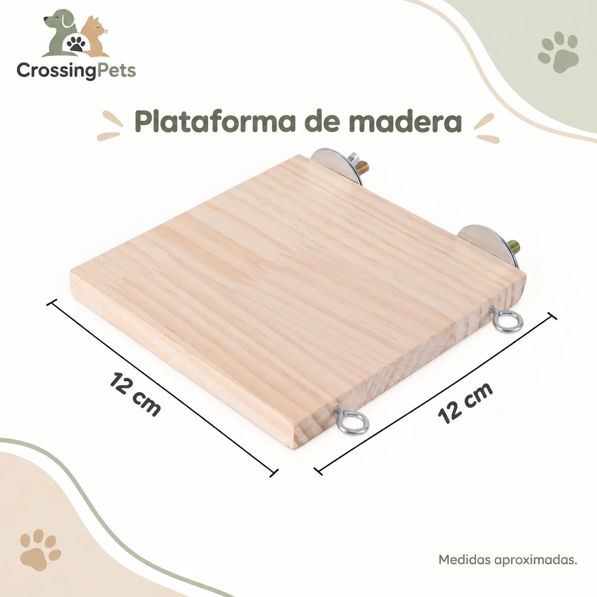 Juguetes y accesorios para aves: columpios, aros y escaleras — CrossingPets · imagen 2
