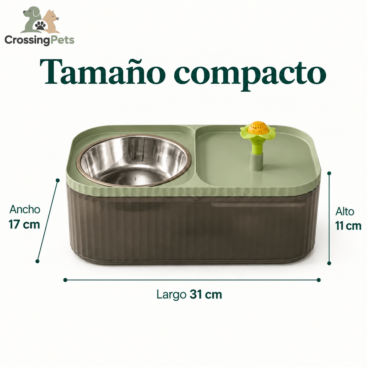 Fuente de agua MealStream — imagen 4 — CrossingPets