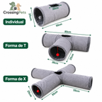 Túnel plegable para gatos Mocca — imagen 6 — CrossingPets