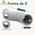 Túnel plegable para gatos Mocca — imagen 7 — CrossingPets