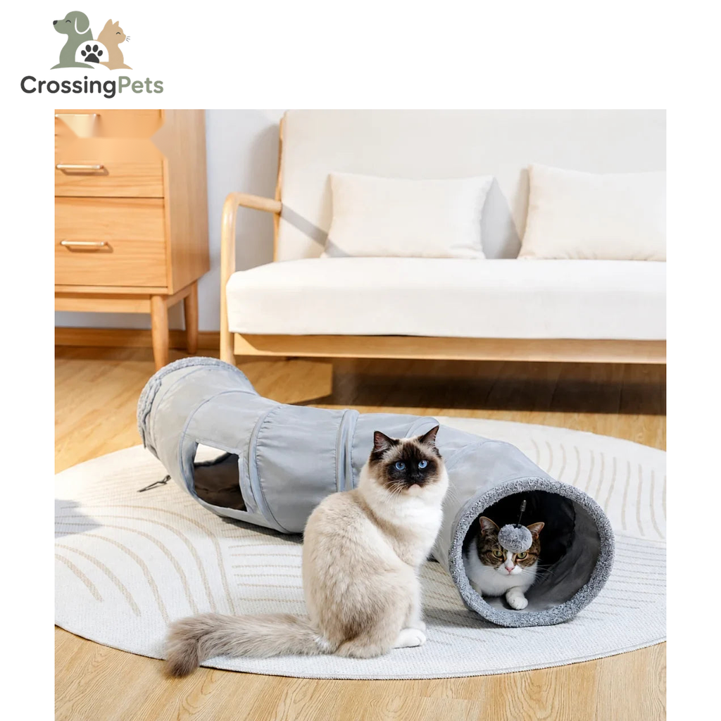 Túnel plegable para gatos Mocca — imagen 8 — CrossingPets