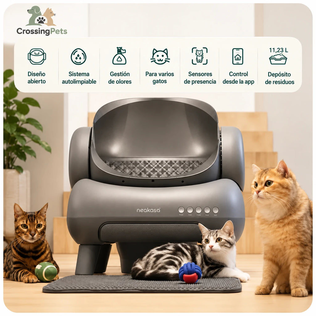 CrossingPets Neakasa M1-Katzentoilette — Bild 6, Informationen auf Spanisch