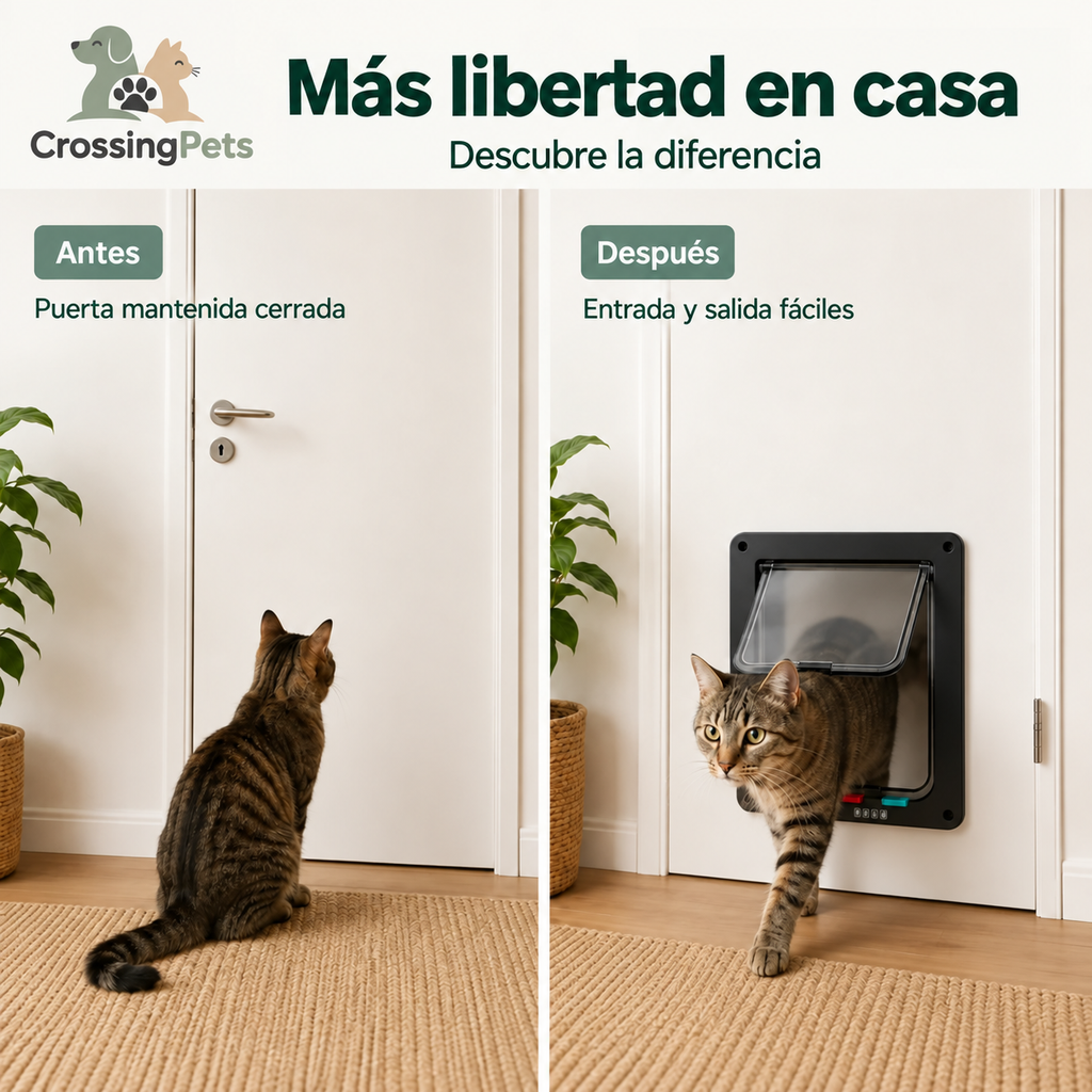 Puerta para gatos PetVent — imagen 6 — CrossingPets