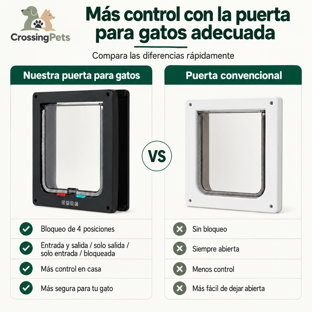Puerta para gatos PetVent — imagen 7 — CrossingPets