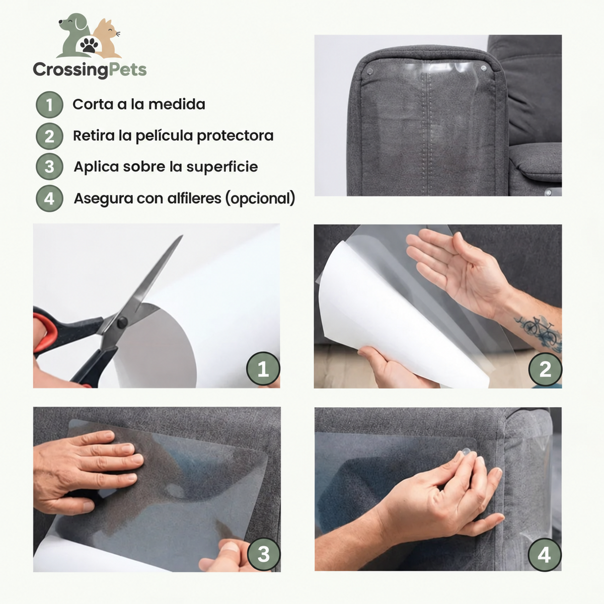 Protector transparente para muebles — imagen 9 — CrossingPets