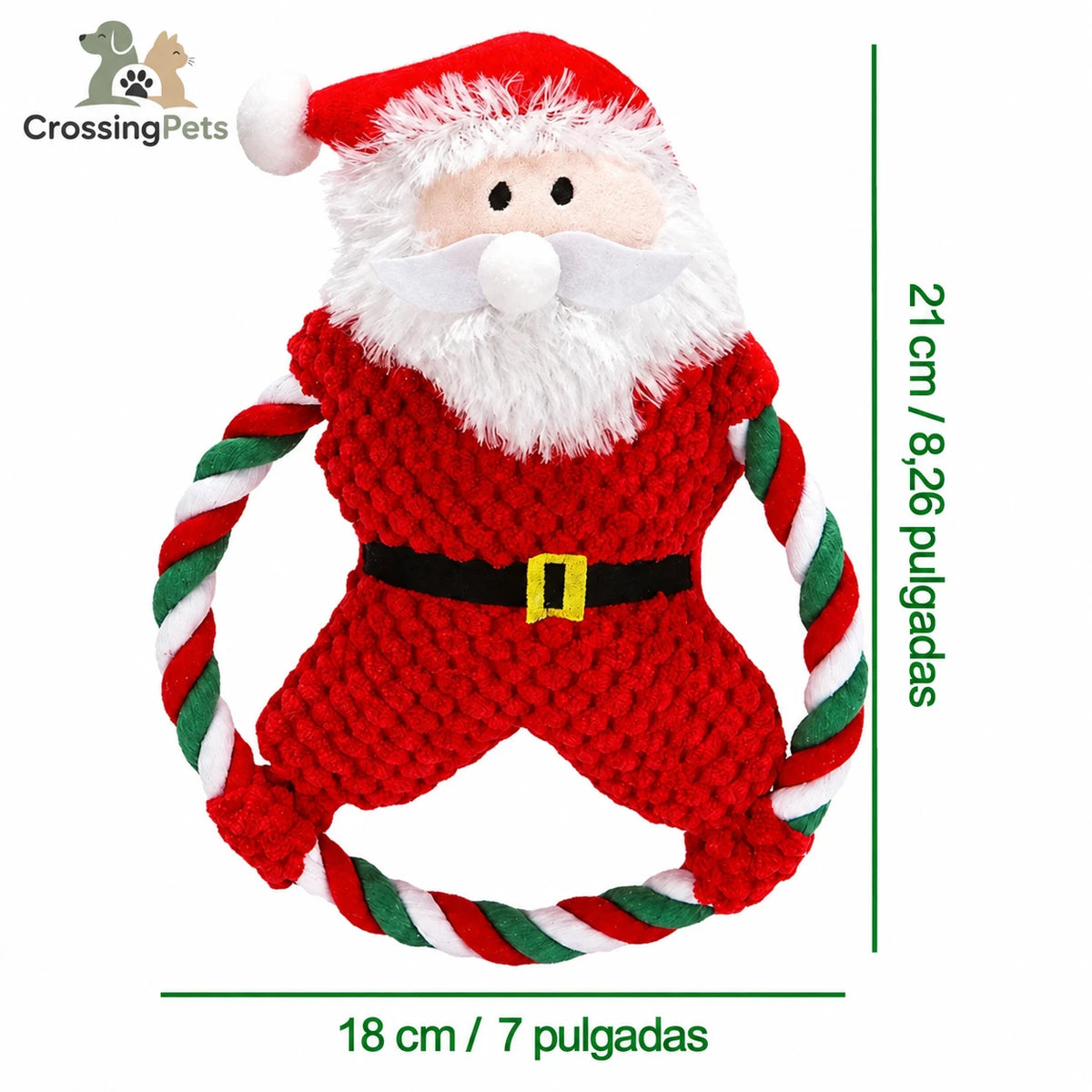 Juguete de Papá Noel para perros CrossingPets - imagen 6