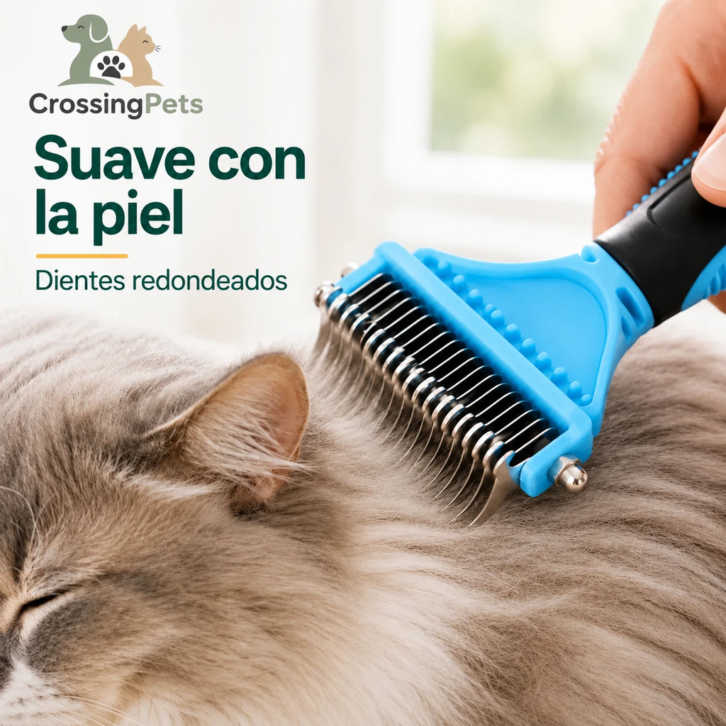 Cepillo quitapelo de doble cara CrossingPets - imagen 8 en español
