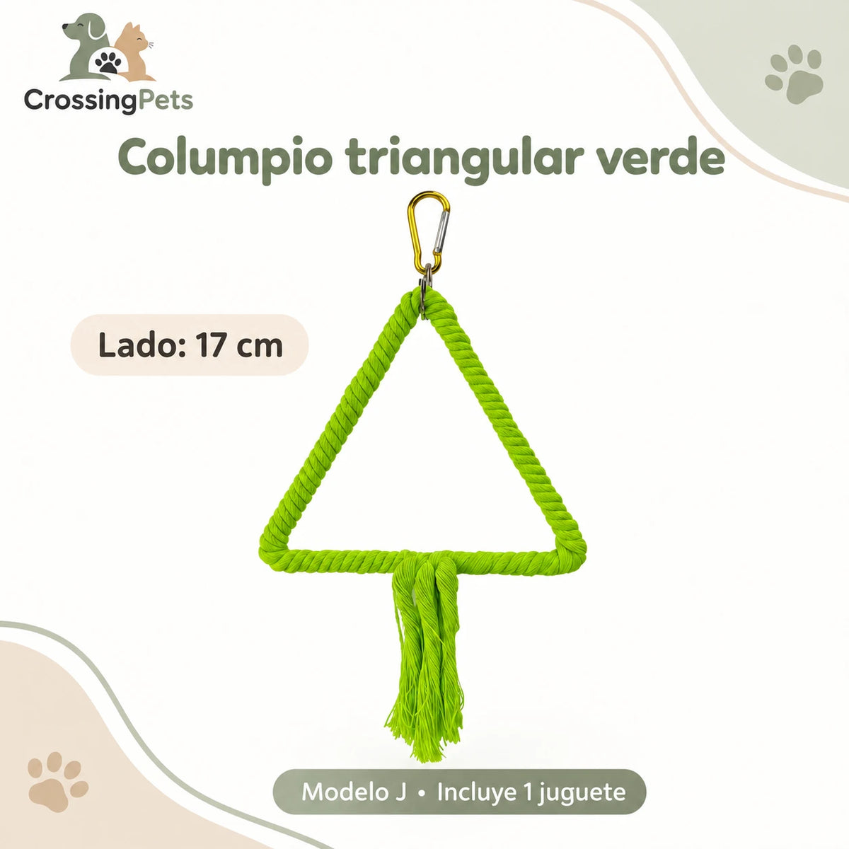 Juguetes y columpios colgantes para aves — CrossingPets · imagen 10