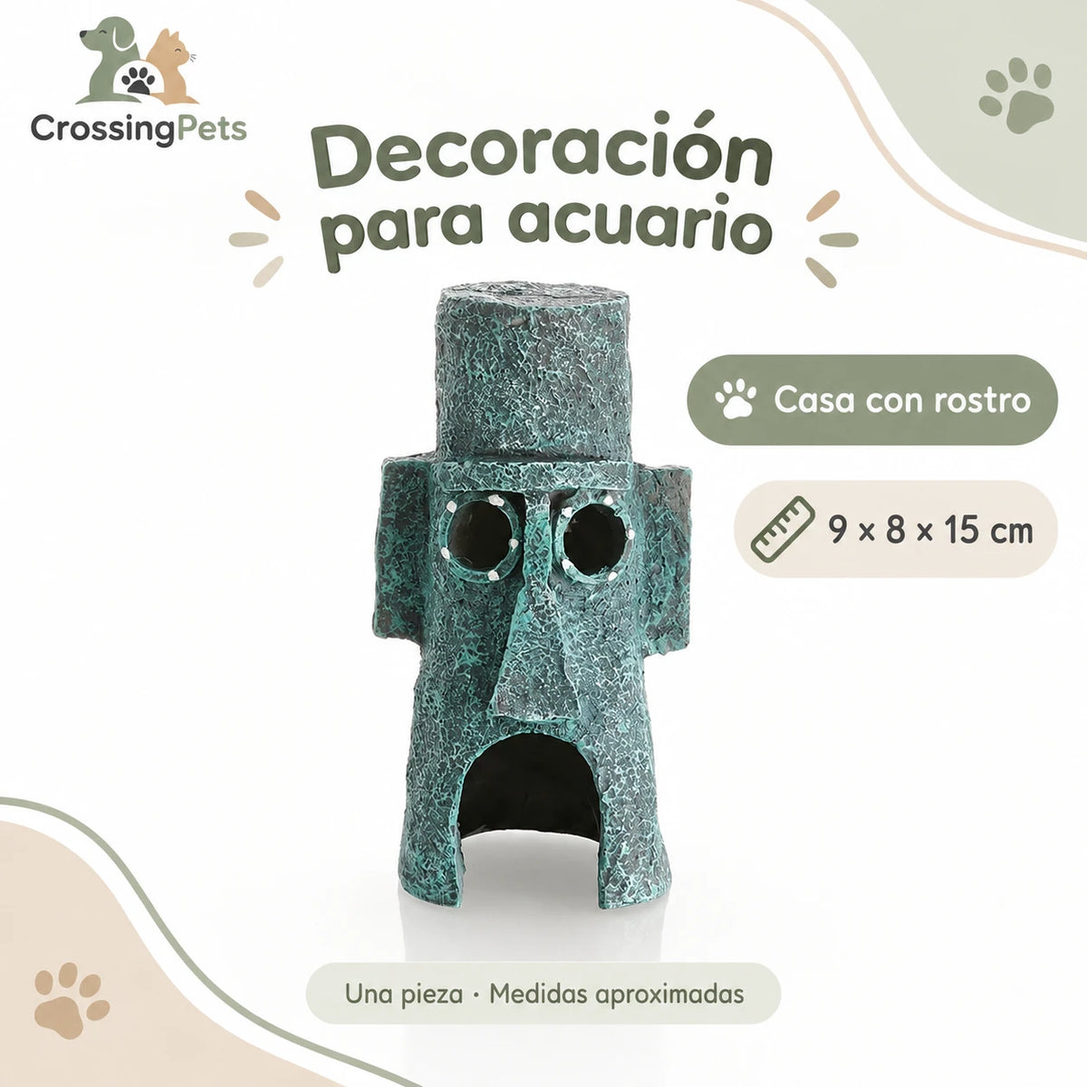 Figuras y casas decorativas de Bob Esponja · Modelos a elegir — CrossingPets · imagen 3
