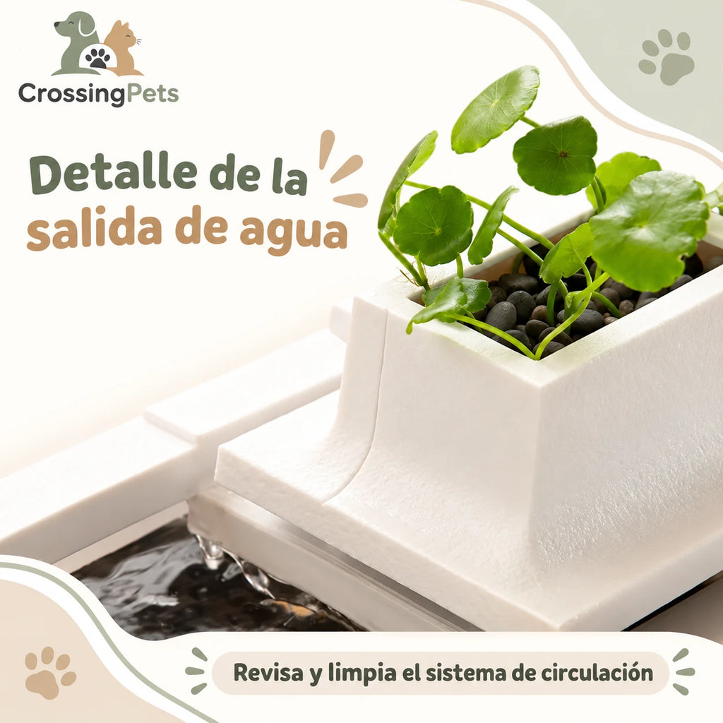 Acuario compacto de sobremesa con bomba de agua — CrossingPets · imagen 3