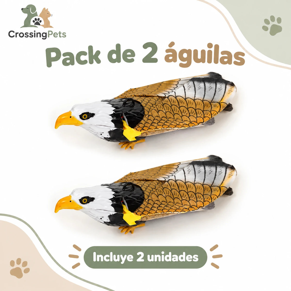 Pájaro colgante con alas móviles para gatos — CrossingPets · imagen 5