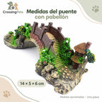 Puentes y refugios decorativos de resina para acuario — CrossingPets · imagen 9