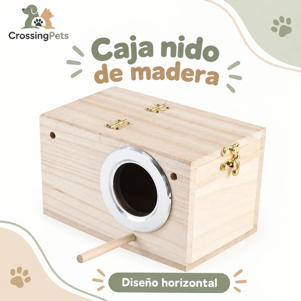 Cajas nido y casita decorativa de madera — CrossingPets · imagen 8