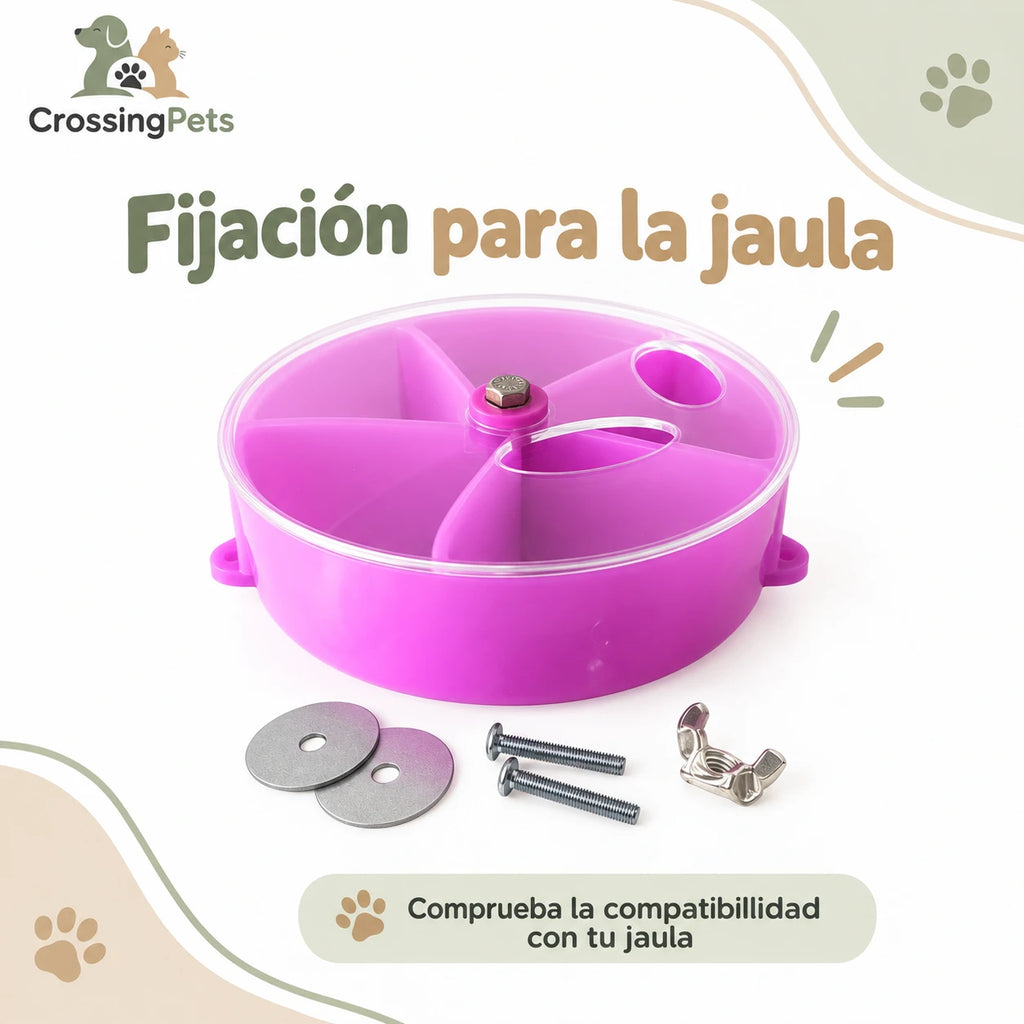 Rueda giratoria de búsqueda de comida para aves — CrossingPets · imagen 8