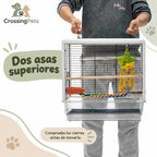 Jaula para aves con apertura superior y bandeja extraíble — CrossingPets · imagen 21