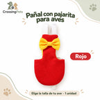 Pañal de tela con pajarita para aves — CrossingPets · imagen 11