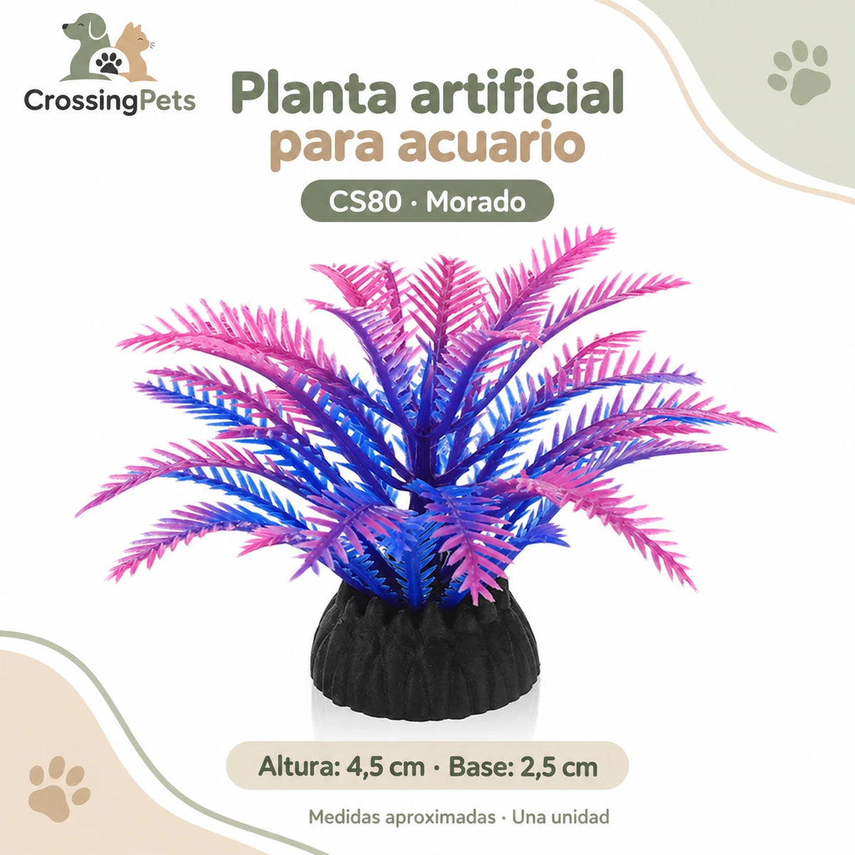 Plantas artificiales para acuario · 24 modelos — CrossingPets · imagen 21