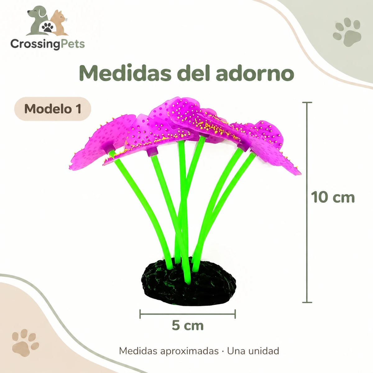 Adornos y plantas artificiales para acuario · 56 modelos — CrossingPets · imagen 62