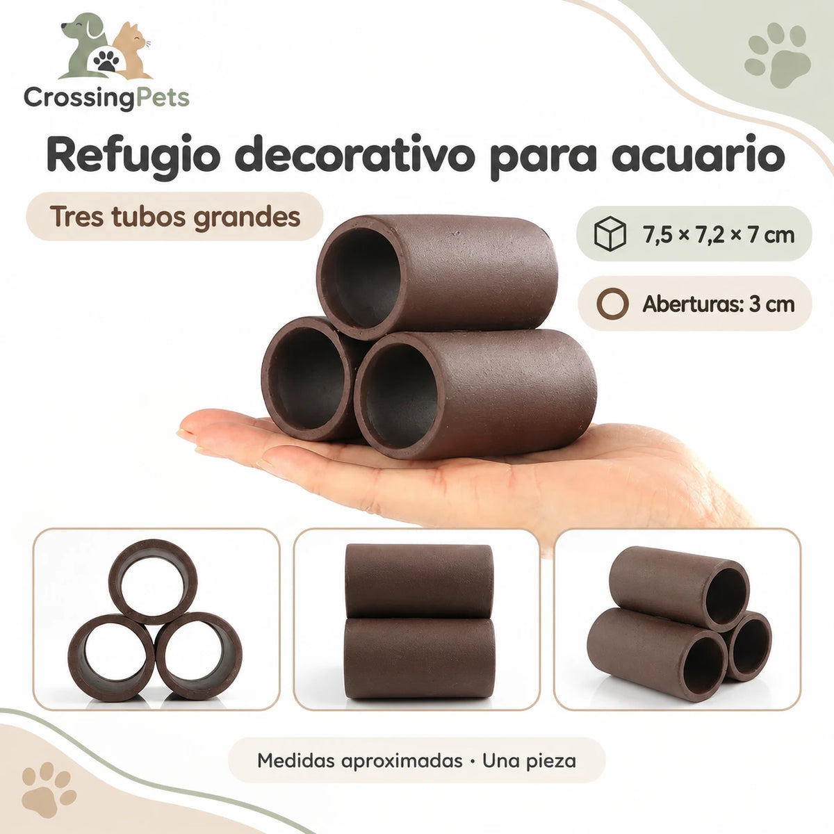 Refugios de cerámica para acuario · 45 modelos — CrossingPets · imagen 38