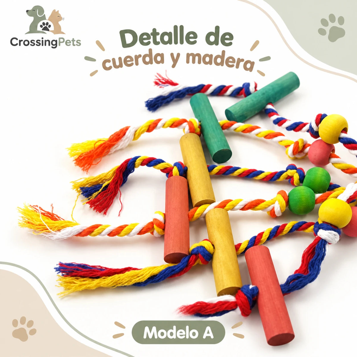Juguetes y columpios colgantes para aves — CrossingPets · imagen 18