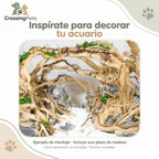 Madera natural decorativa para acuario · 3 tamaños — CrossingPets · imagen 7