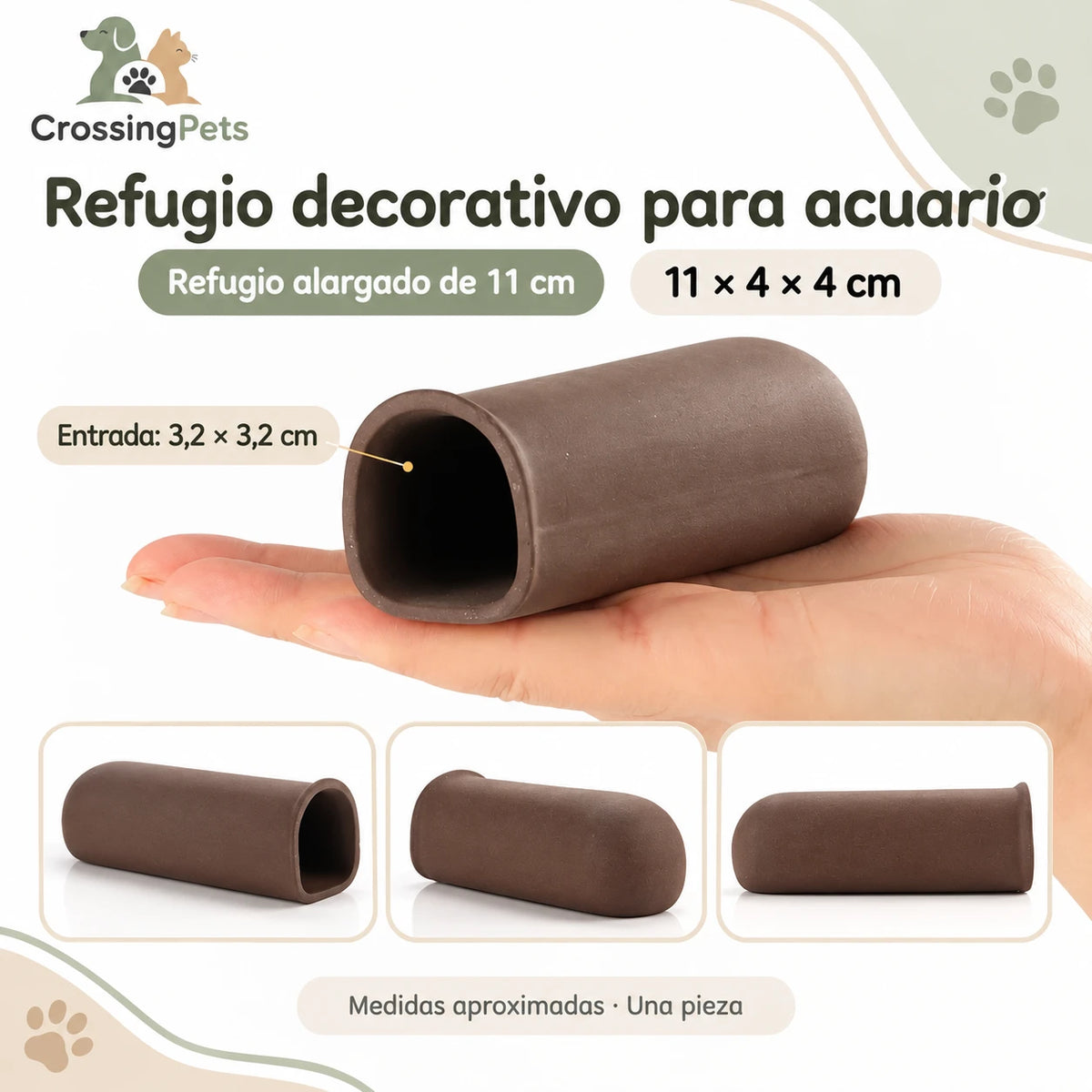 Refugios de cerámica para acuario · 45 modelos — CrossingPets · imagen 13