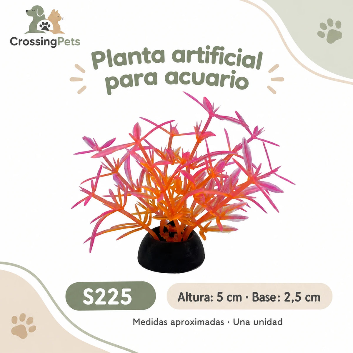 Plantas artificiales para acuario · 24 modelos — CrossingPets · imagen 18