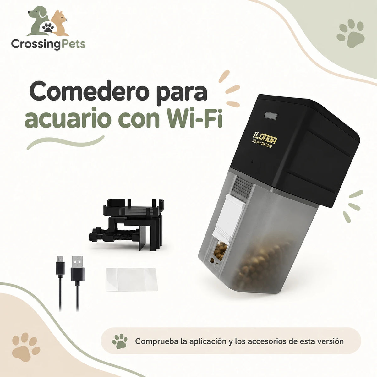 Comedero automático para acuario con varias opciones de control — CrossingPets · imagen 7