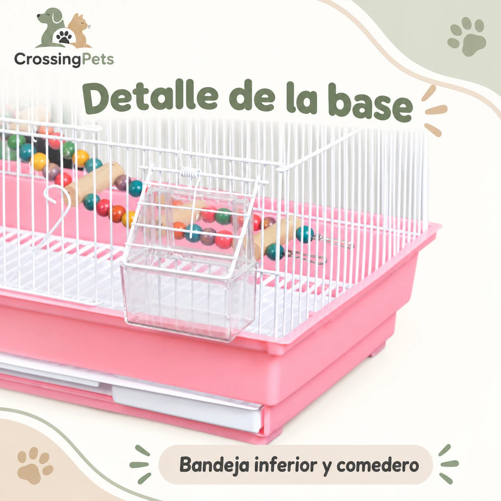 Jaula compacta para aves con accesorios — CrossingPets · imagen 21