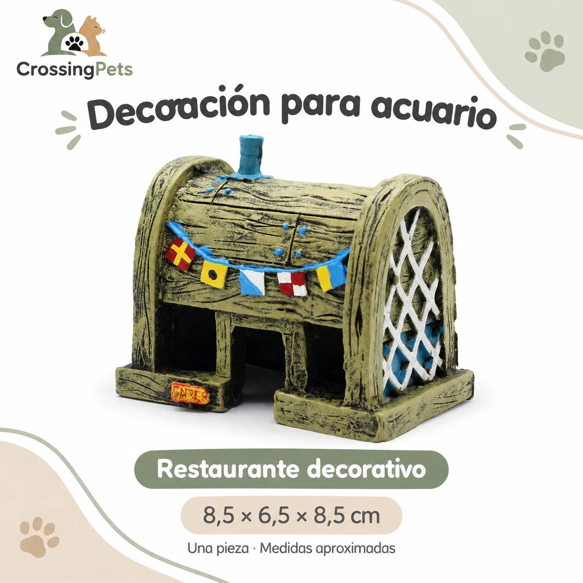 Figuras y casas decorativas de Bob Esponja · Modelos a elegir — CrossingPets · imagen 4