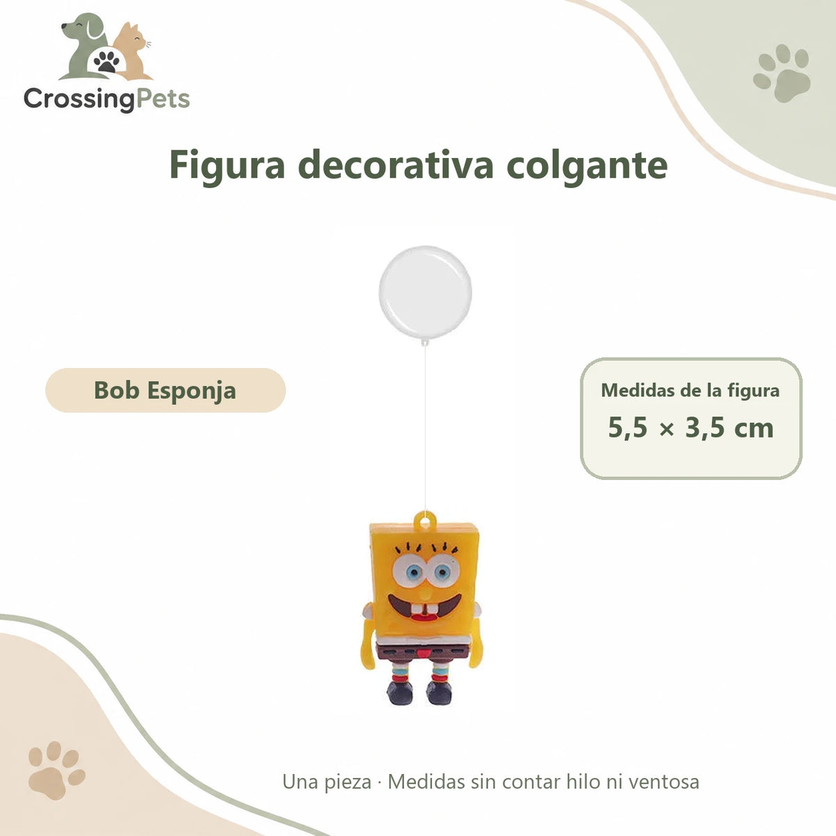 Figuras y casas decorativas de Bob Esponja · Modelos a elegir — CrossingPets · imagen 5