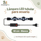 Lámpara LED tubular para acuario con ventosas · de 18 a 58 cm — CrossingPets · imagen 1