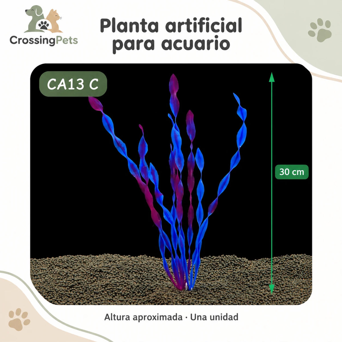Plantas artificiales para acuario · Modelos sueltos y packs — CrossingPets · imagen 22