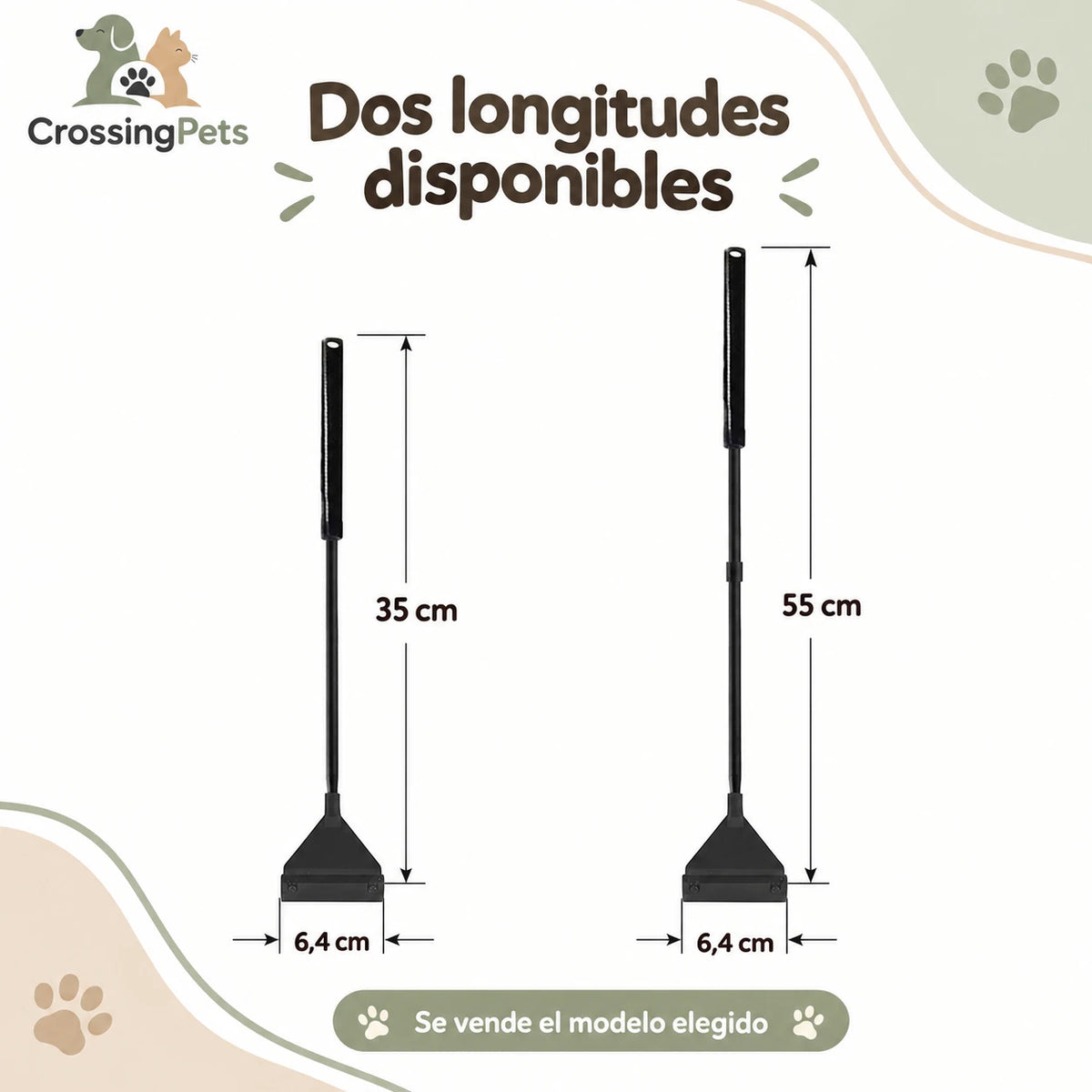 Rascador para cristal de acuario de 35 o 55 cm y cuchillas de recambio — CrossingPets · imagen 5