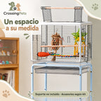 Jaula para aves con apertura superior y bandeja extraíble — CrossingPets · imagen 17