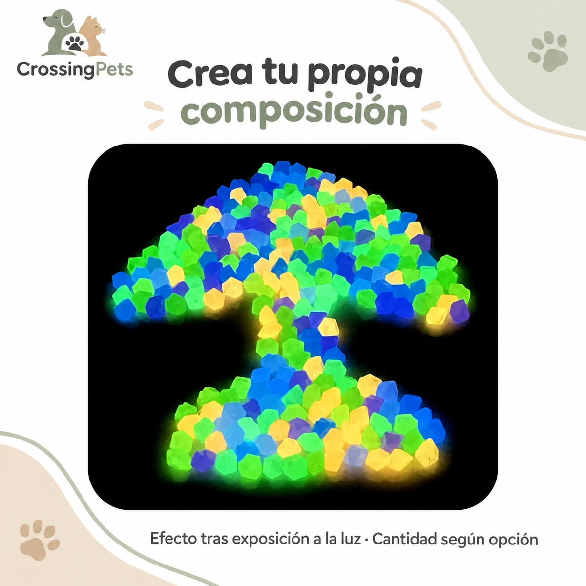 Piedras luminosas decorativas · 50, 100 o 200 piezas — CrossingPets · imagen 10