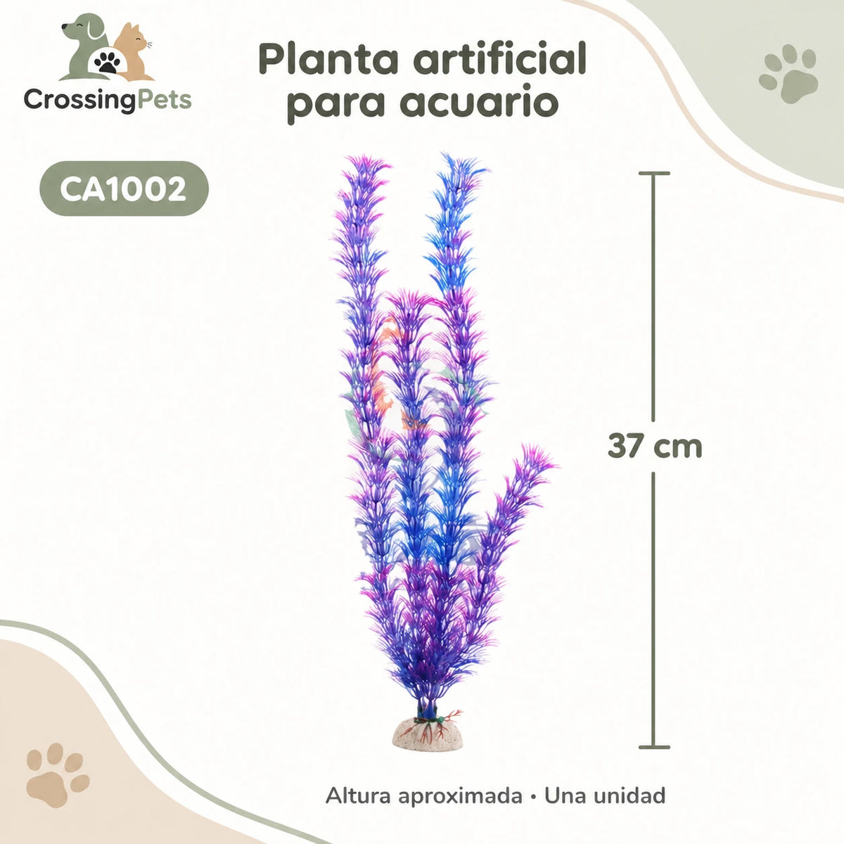 Plantas artificiales para acuario · Modelos sueltos y packs — CrossingPets · imagen 19