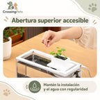 Acuario compacto de sobremesa con bomba de agua — CrossingPets · imagen 4