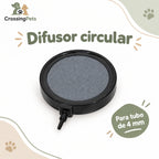Difusor circular de aire para acuario de 13 cm — CrossingPets · imagen 3