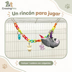 Cadena de juegos con colgantes para aves — CrossingPets · imagen 2