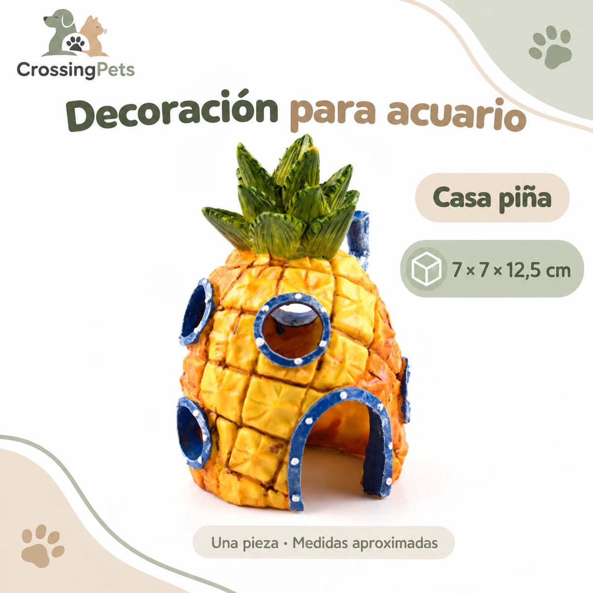Figuras y casas decorativas de Bob Esponja · Modelos a elegir — CrossingPets · imagen 2
