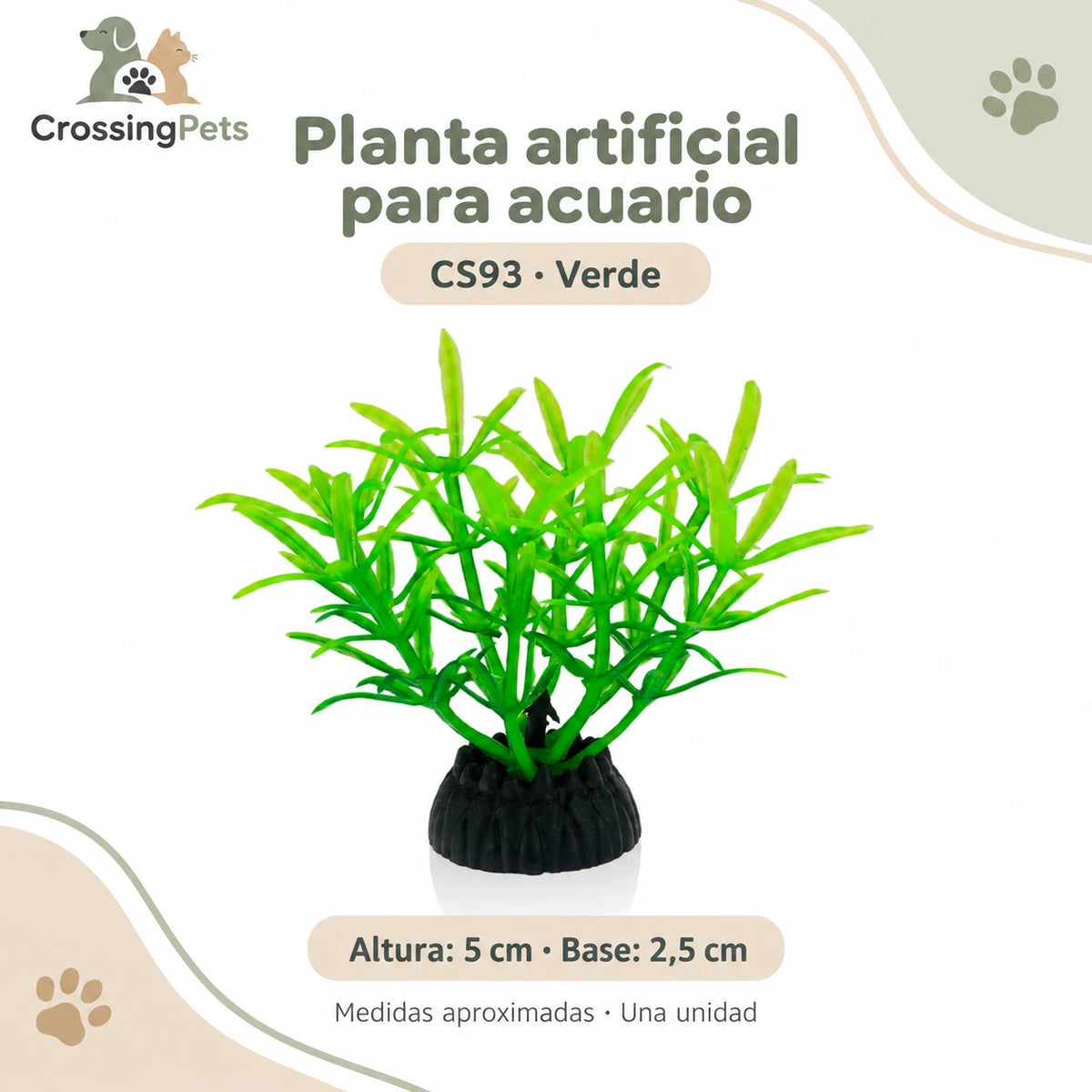 Plantas artificiales para acuario · 24 modelos — CrossingPets · imagen 22