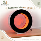 Acuario circular de sobremesa con iluminación LED — CrossingPets · imagen 5