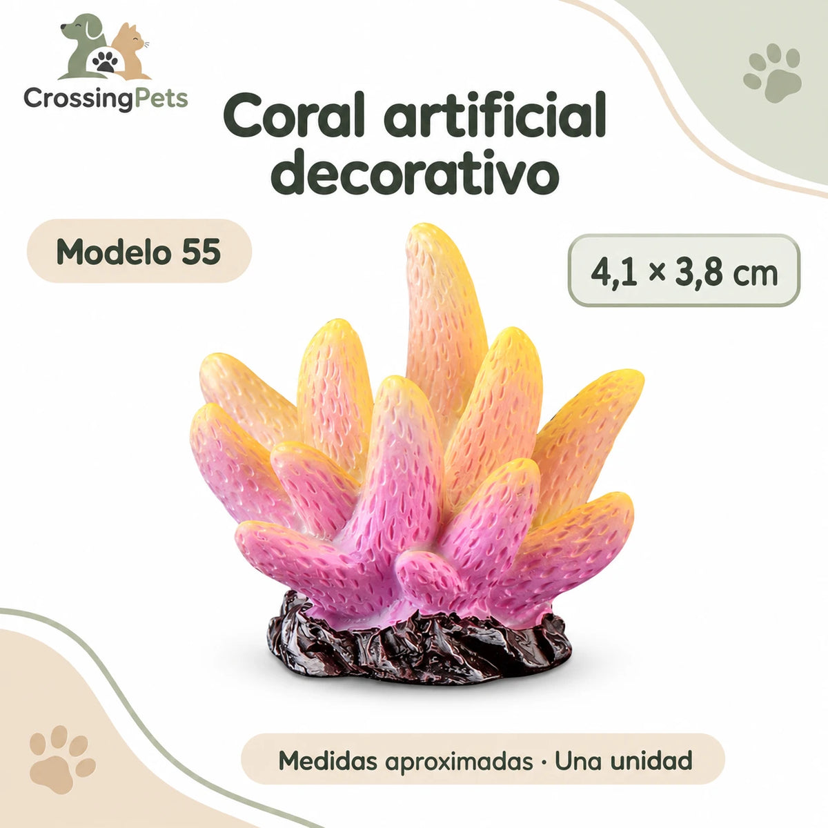 Adornos y plantas artificiales para acuario · 56 modelos — CrossingPets · imagen 55
