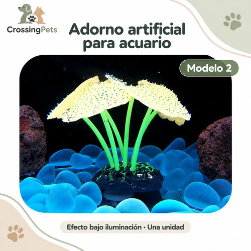Adornos y plantas artificiales para acuario · 56 modelos — CrossingPets · imagen 2